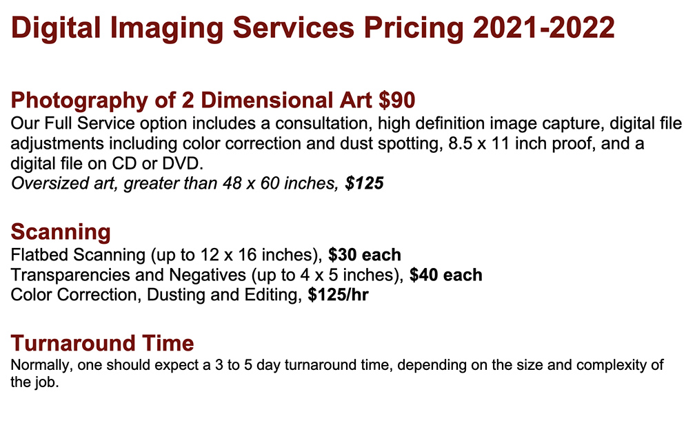 High Desert Arts NM Digital Pricing